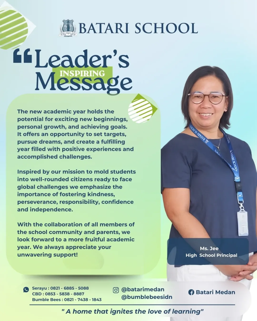 Every step in education is a journey of growth. Through challenges and achievements, our role a